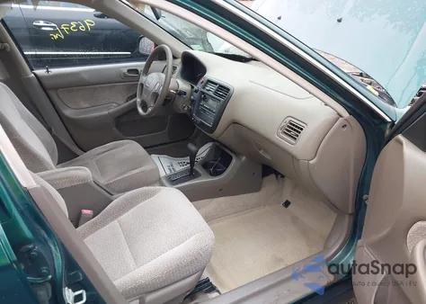 1999 Honda Civic Lx z USA, uszkodzony, nr VIN 1HGEJ6676XL049823